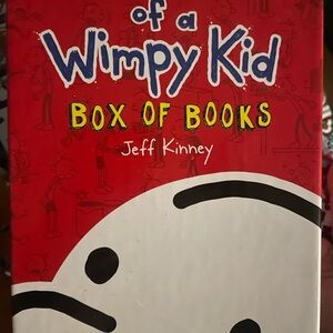 Diary of a Wimpy Kid Box of Books - Red and White